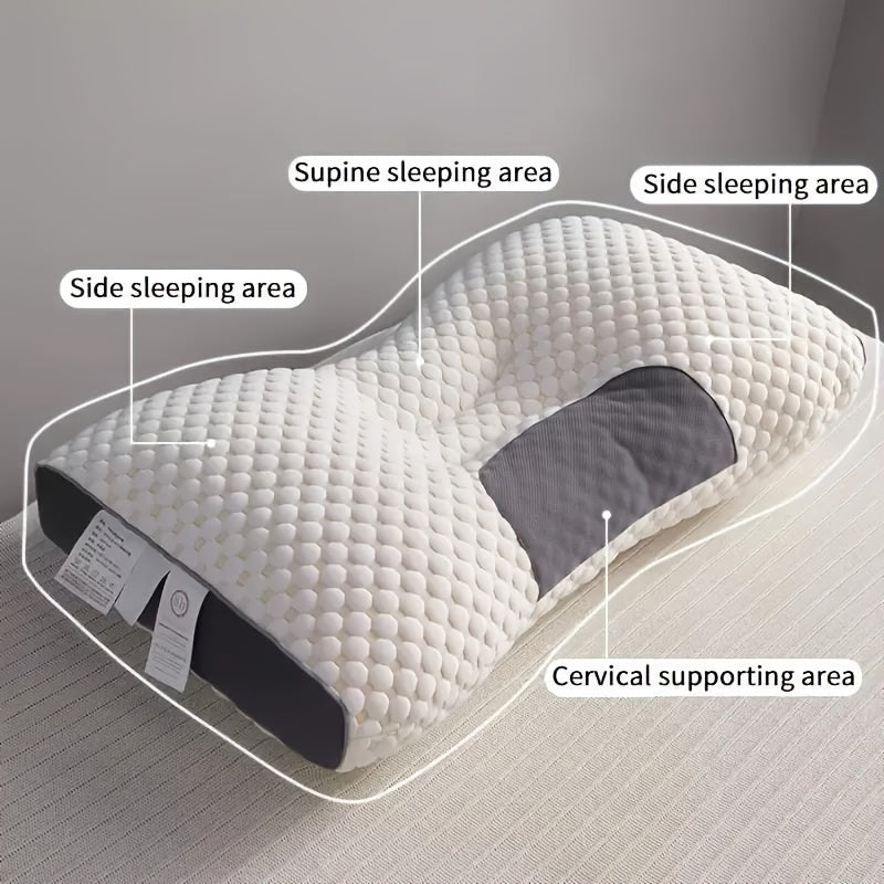 Cervical Neck Support Pillow for Spine Alignment and Deep Sleep, Machine Washable