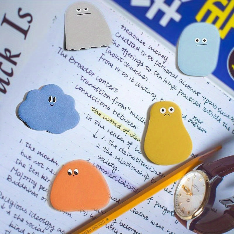 Juego de 6 notas adhesivas pequeñas, autoadhesivas, versátiles para hogar, oficina y escuela