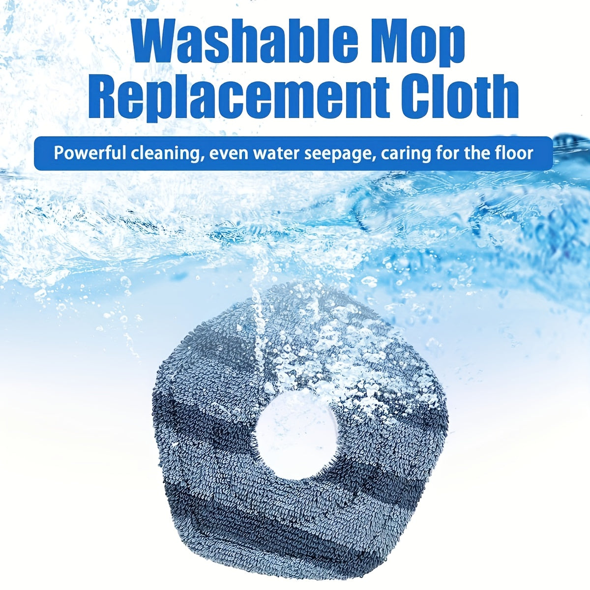 Set of 4 Replacement Vacuum Mop Pads for Robot Cleaners with Clothes