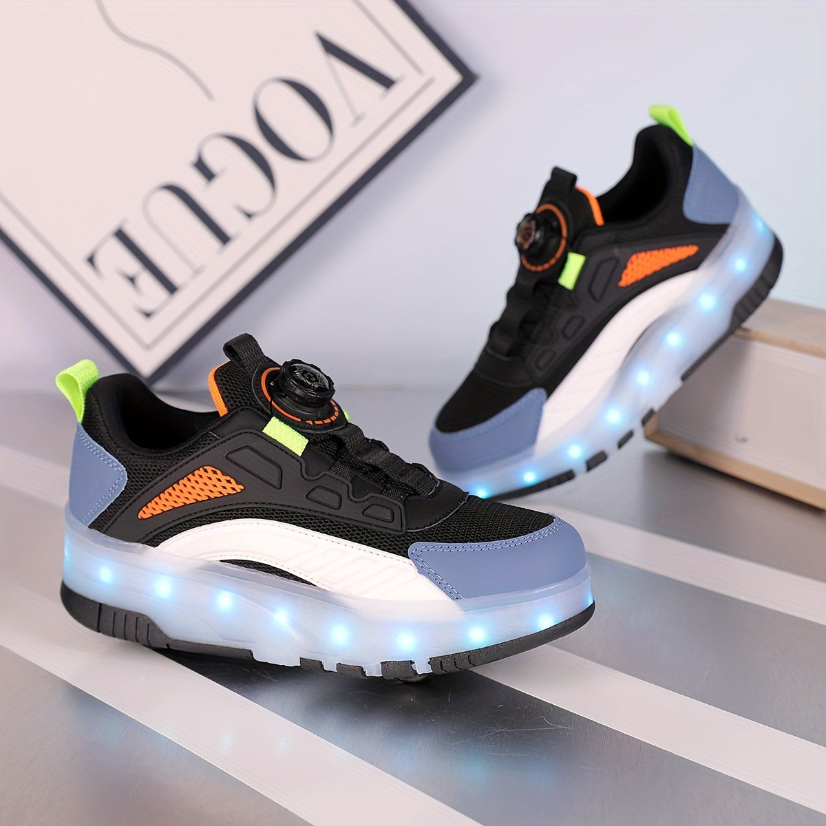 LED Shoes for Kids and Children Boys Girls Outdoor Sports and Leisure All-Season