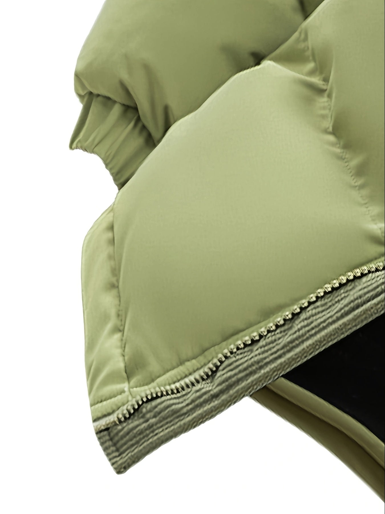 Erkaklar uchun qalin qish parka kurtkasi, kapüşonli - tasodifiy polyester chang'i palto, uzun qo'lqon, bir rangli no'xat palto