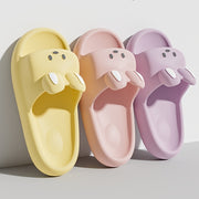 Unisex Cartoon Bunny Slippers Soft Indoor Outdoor Cozy All Seasons