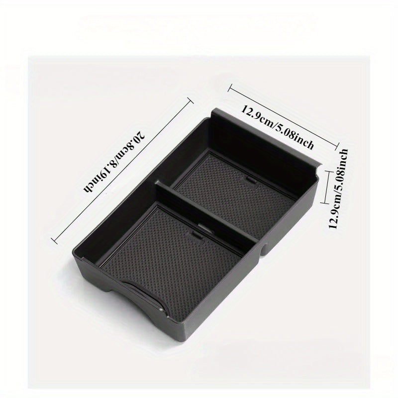 Car Interior Center Console Armrest Storage Box with Cup Holder