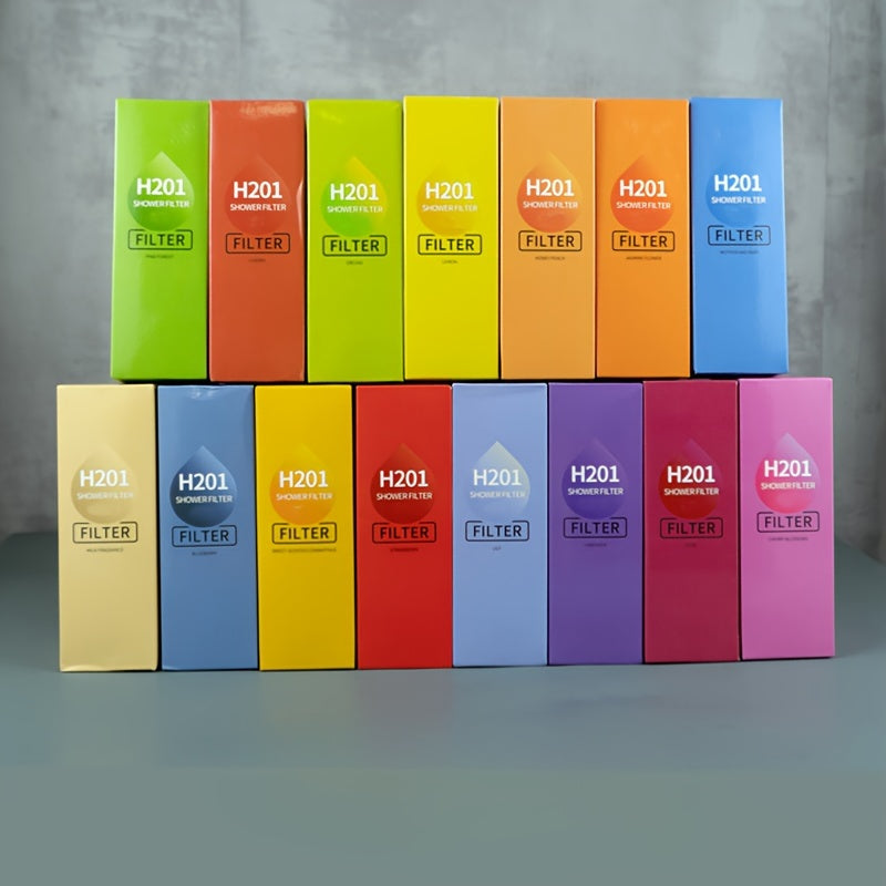 Aromaterapiya va suvni tozalash bilan birga, uy suvidan ortiqcha xlorni olib tashlash uchun mo'ljallangan vannali dush filtri.