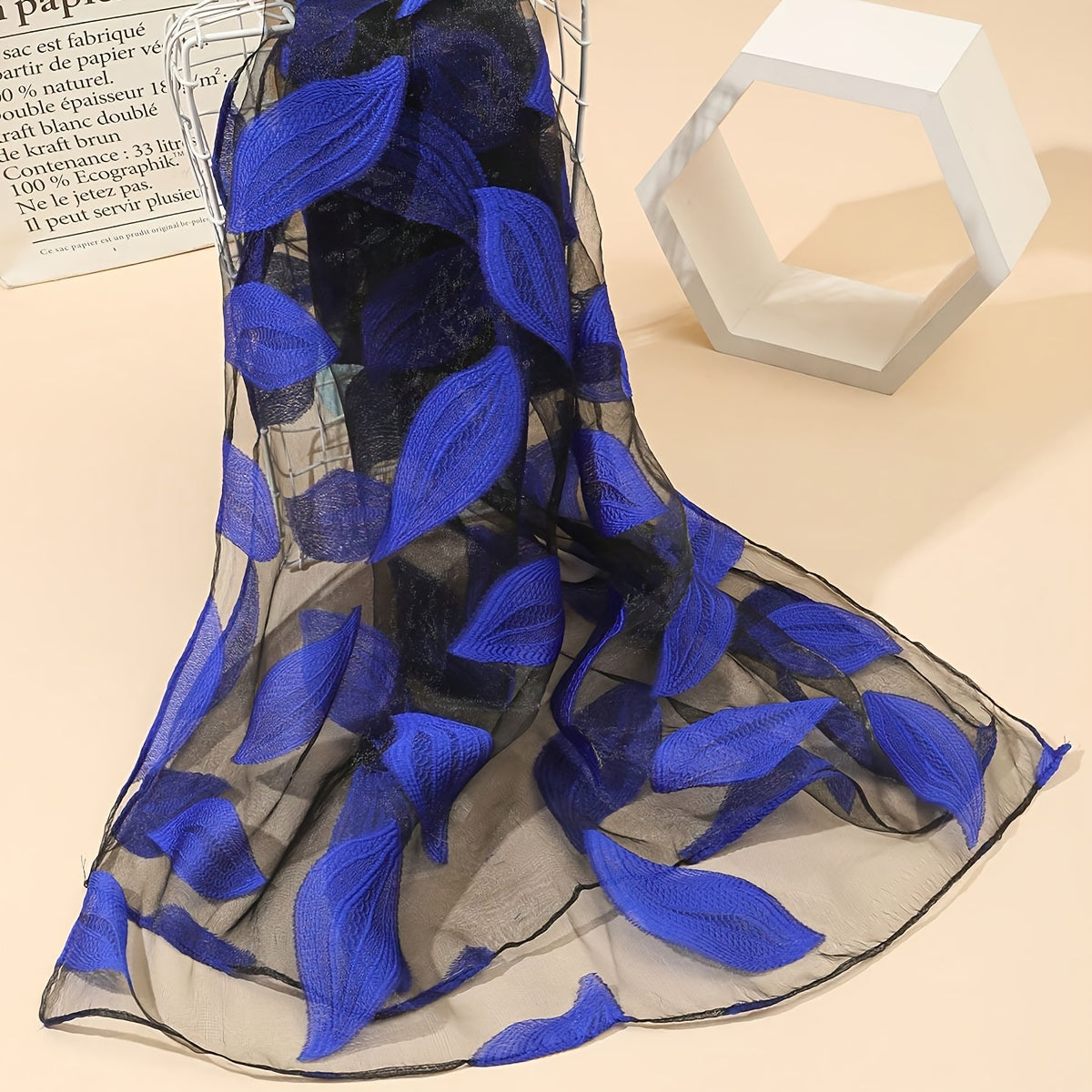 Легкий шарф из органзы, шаль из сетки, дышащий модный аксессуар для повседневной носки