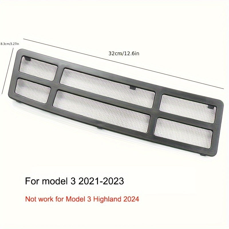 Front Trunk Mesh Cover for Tesla Model Y and Model 3 Insect Proof Intake Net