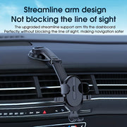 Waterproof ABS Dashboard Car Phone Holder with Adjustable Mount