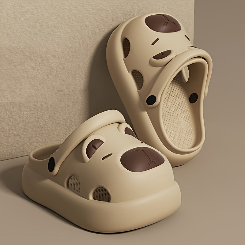 Women's Cartoon Thick-Soled Capybara Indoor Slippers 5 Sizes