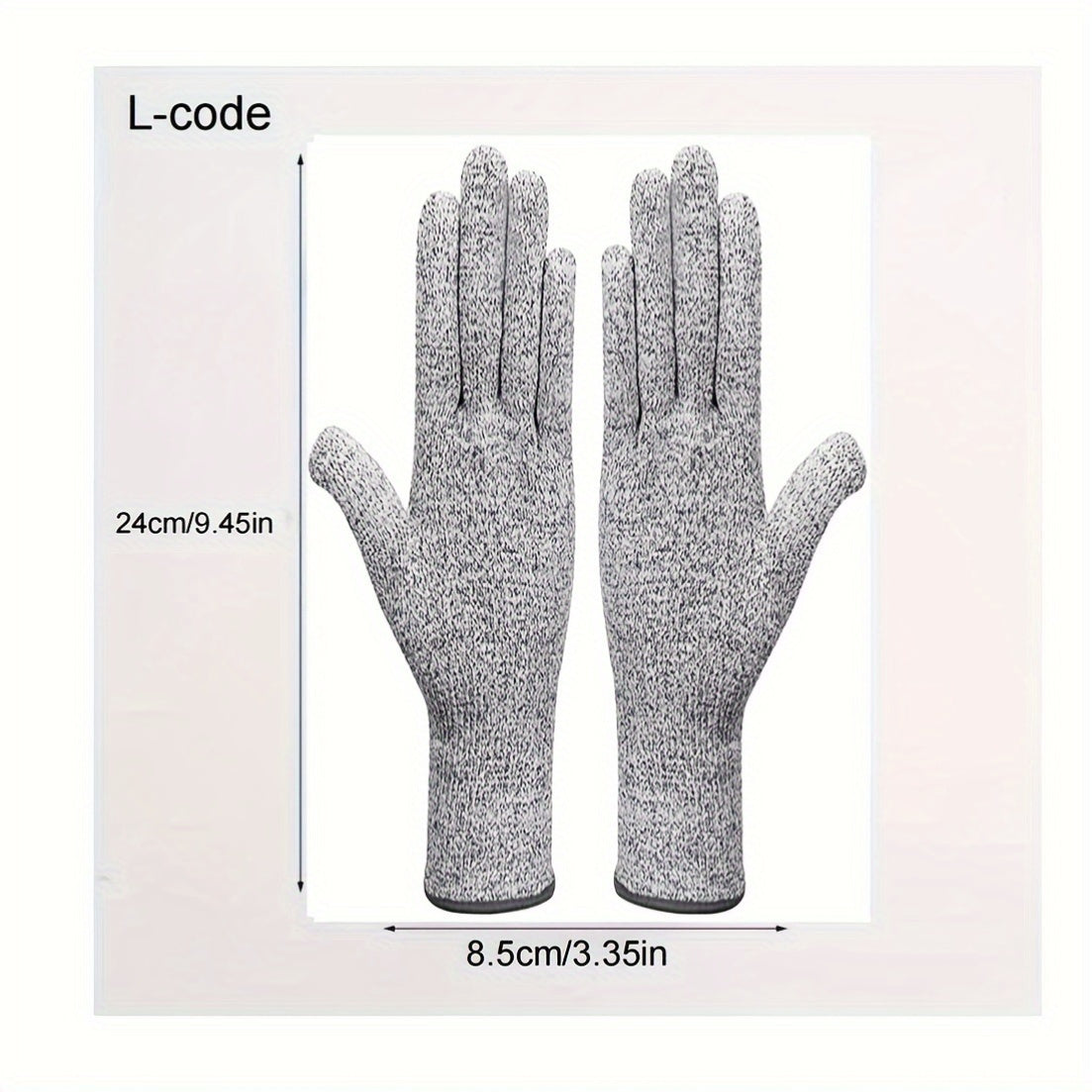 Pair of Cut-Resistant Gloves for Woodworking and Gardening, Hand Protection
