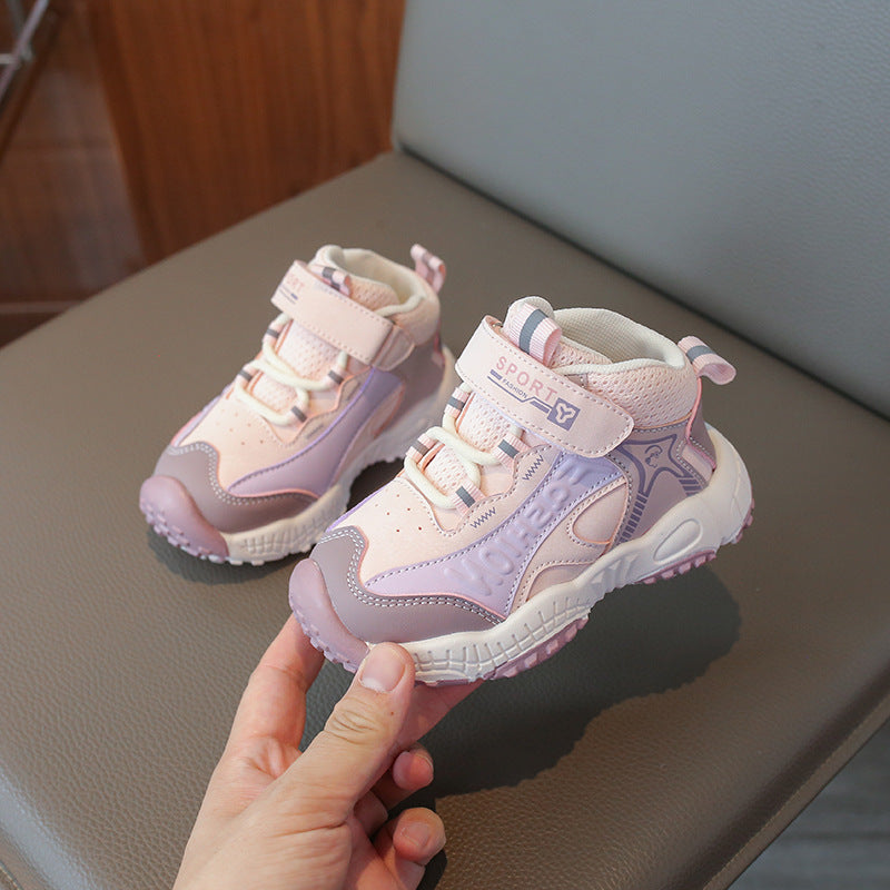 Детские легкие дышащие кроссовки для мальчиков и девочек, всесезонные, для прогулок, бега и походов на свежем воздухе