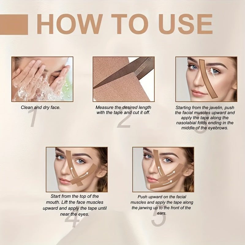 Breathable Body Tape for A-E Cup Breasts Support Lift Non-Woven Fabric