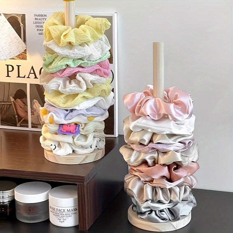 Organizador de accesorios de madera para peinetas, gomas y exhibición de joyas