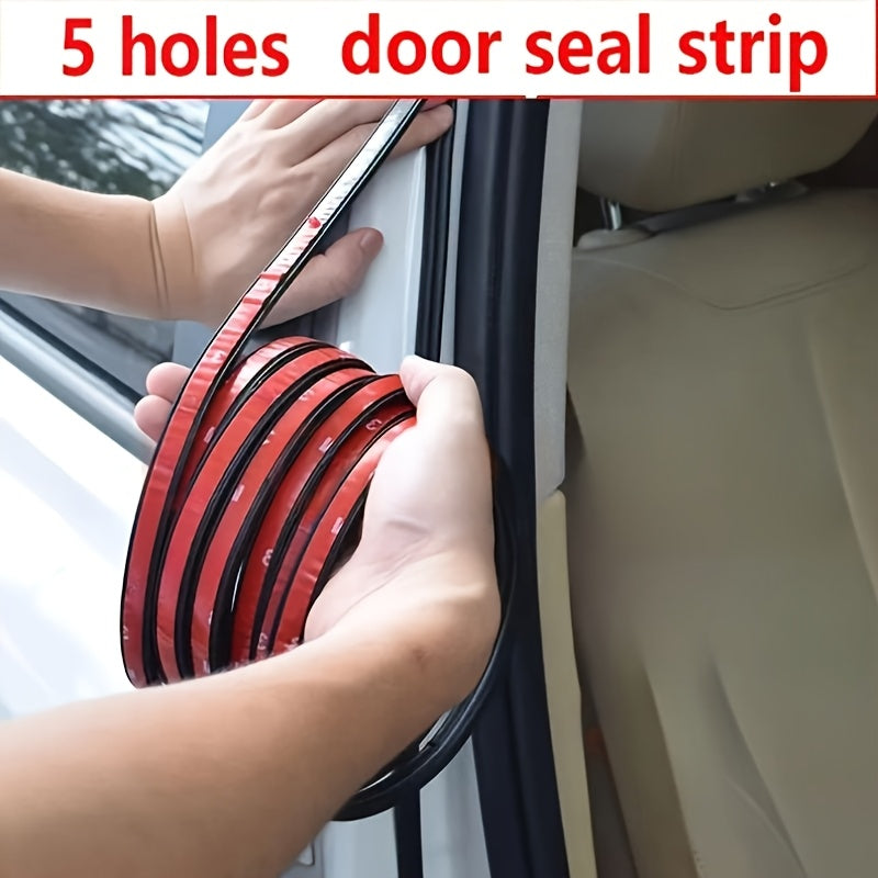 Rubber Car Door Seal Strip Double Layer Noise Reduction Vibration Dampening