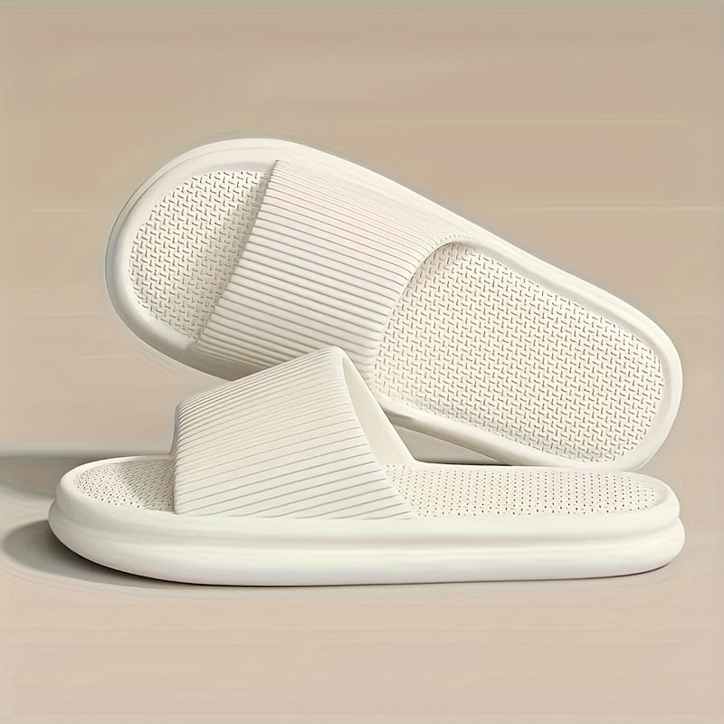 Unisex EVA Non-Slip Slippers Minimalist Stripe Indoor Outdoor Comfort