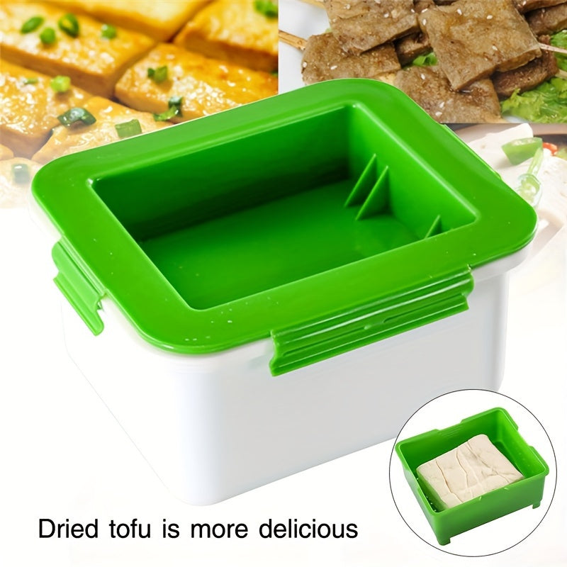 Set of 3 Tofu Pressers with Drainage Port, Food Grade PP, 3 Layers
