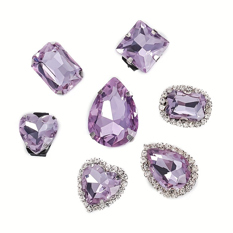 Women Shoe Accessories DIY Shoe Decorations Rhinestones and Buckles Pack