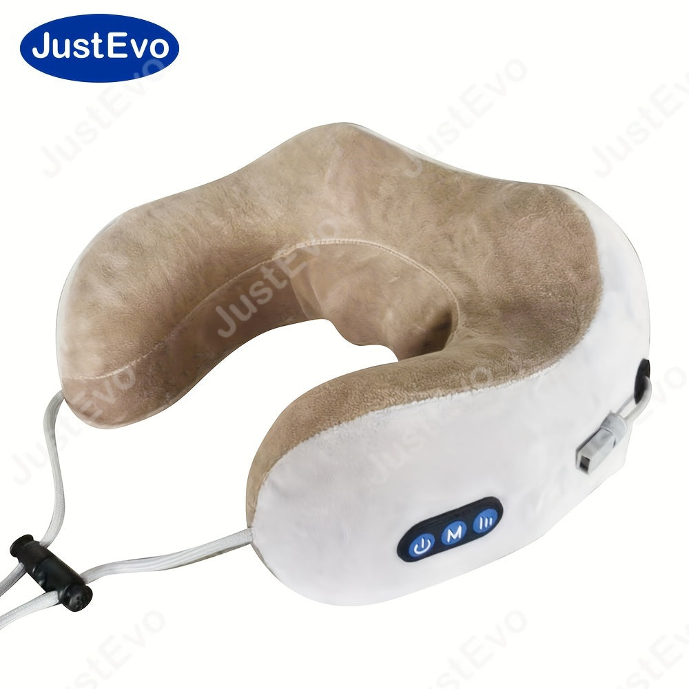 U-Shaped Electric Neck Massager with Memory Foam USB Rechargeable Hypoallergenic