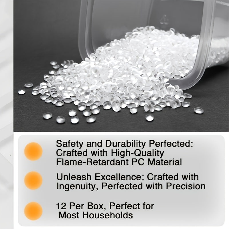 4/8pcs Wall Outlet Stabilizer Non-Electric Plastic Fire-Resistant Anti-Fall Outlet Fixer