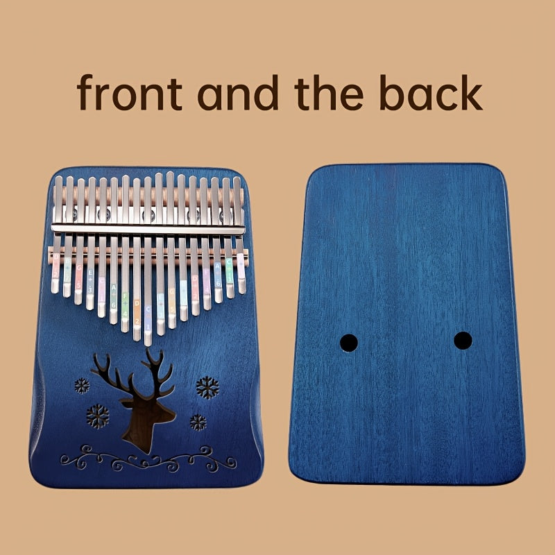 17-Key Multicolor Kalimba Thumb Piano for Beginners for Girls