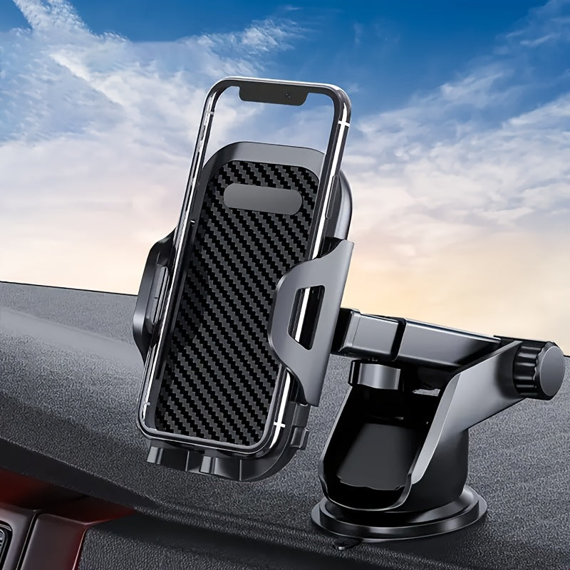 Car Phone Holder Mount for Dashboard Universal Cellphone Stand Black