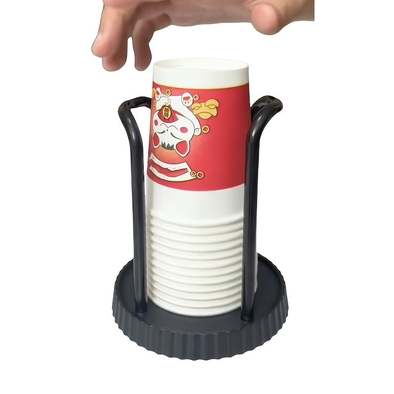 Plastic Disposable Cup Holder for Desktop Organization and Cup Removal