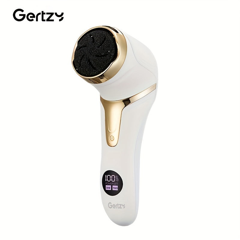 Electric Foot Grinder with Vacuum USB Rechargeable 2-Speed Pedicure Tool 4 Grinding Heads