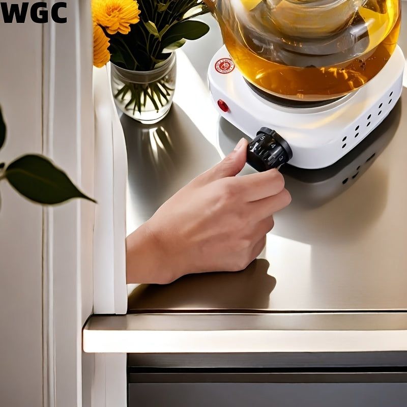 Compact electric stove for home use with precise temperature control fast heat transfer low consumption durable silent portable mini camping cooking