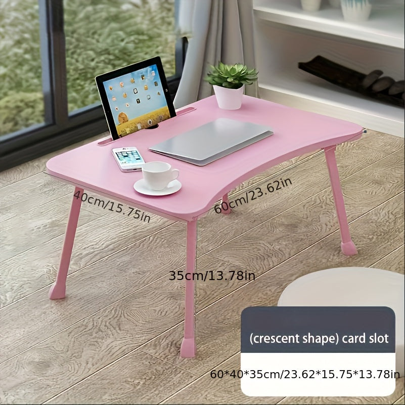 Portativ noutbuk stoli, uxlash stoli, nonushta qutisi, turuvchi stol, daftarchalar uchun ushlagich yoki yotoqda, divanda, kanapeda yoki polda foydalanish uchun o'rnatilgan. Quvvatli shisha ushlagichi mavjud va oson saqlash uchun yig'iladigan.