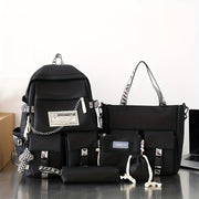 Large Capacity Canvas School Backpack for Men and Women Anti-Theft Campus Style