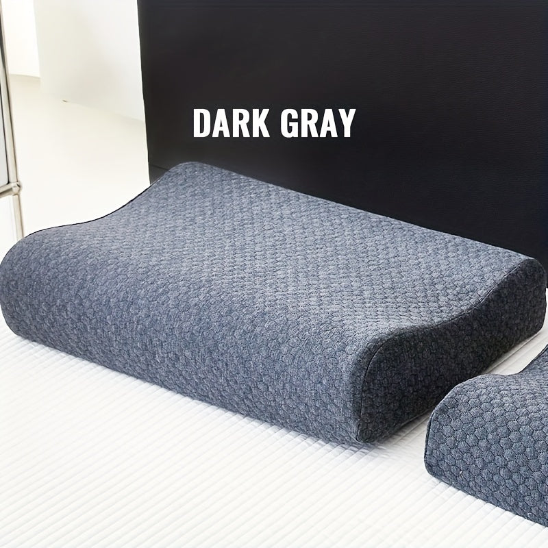 Memory Foam Pillow for Neck and Cervical Support Contour Shape for Comfortable Sleep