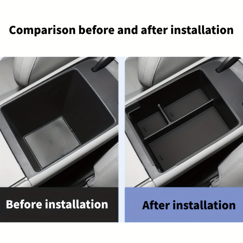 Universal Car Armrest Box Storage Center Console Interior Accessory