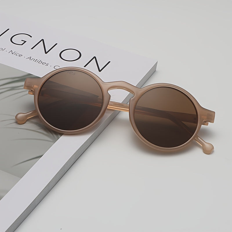 Ayollar uchun kichik oynali retro vintaj dumaloq ramkali ko‘zoynaklar