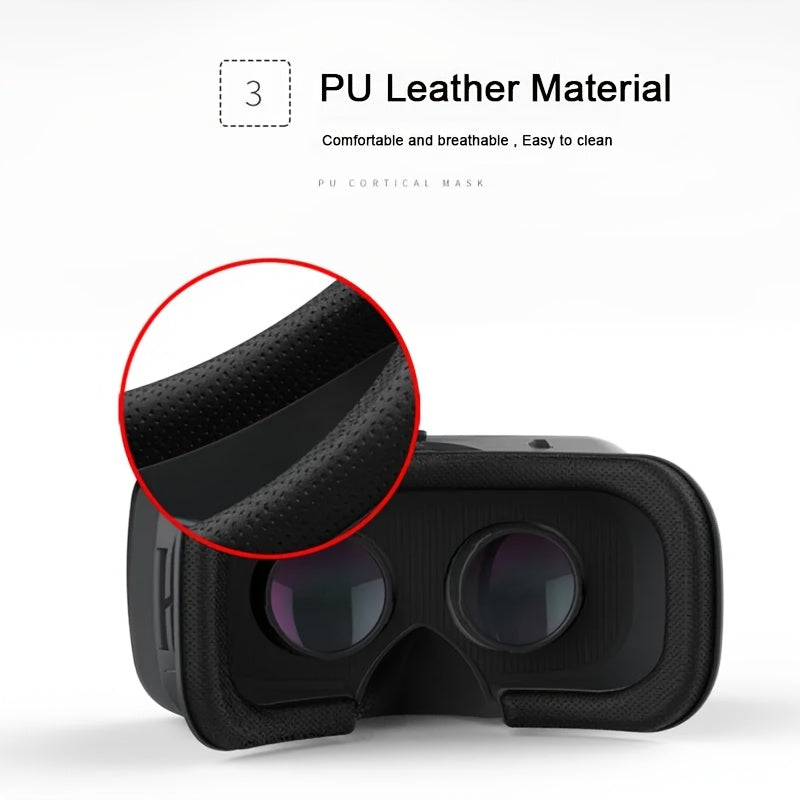 VR Headset for Smartphones 11.94-16.76cm Lightweight Adjustable Virtual Reality Glasses