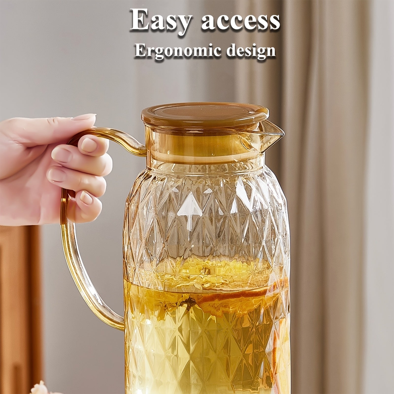 Термостойкий взрывобезопасный пластиковый холодный чайник с большой емкостью для фруктового чая