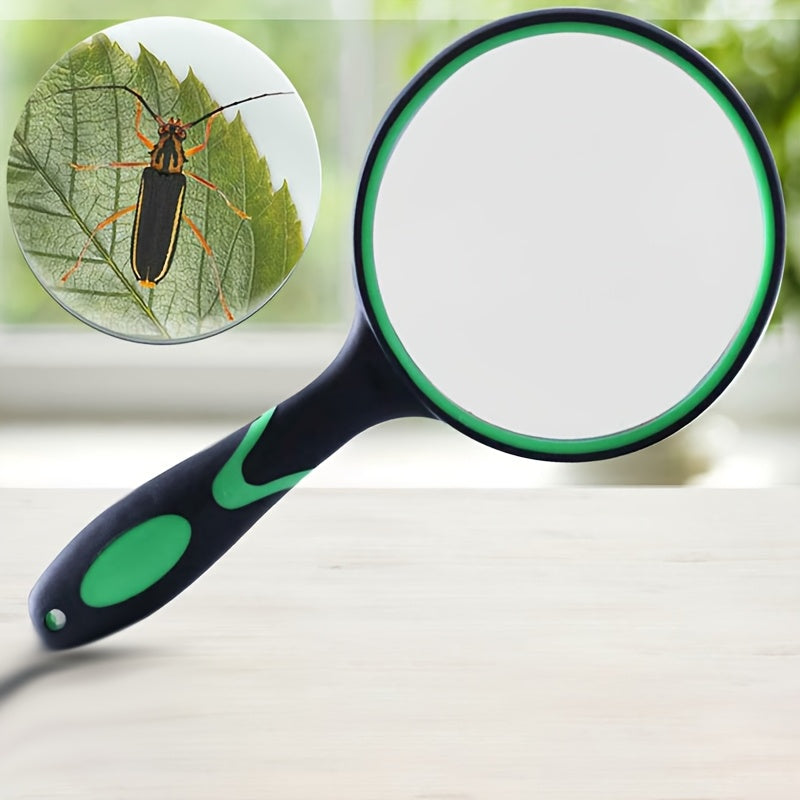 Handheld 30X Magnifying Glass for Reading Maps Science Education Elderly Kids 50mm 65mm 75mm 100mm