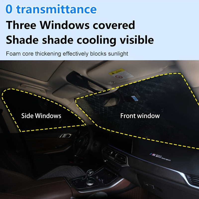 Universal Waterproof Windshield Snow Cover Sun Shade UV Resistant