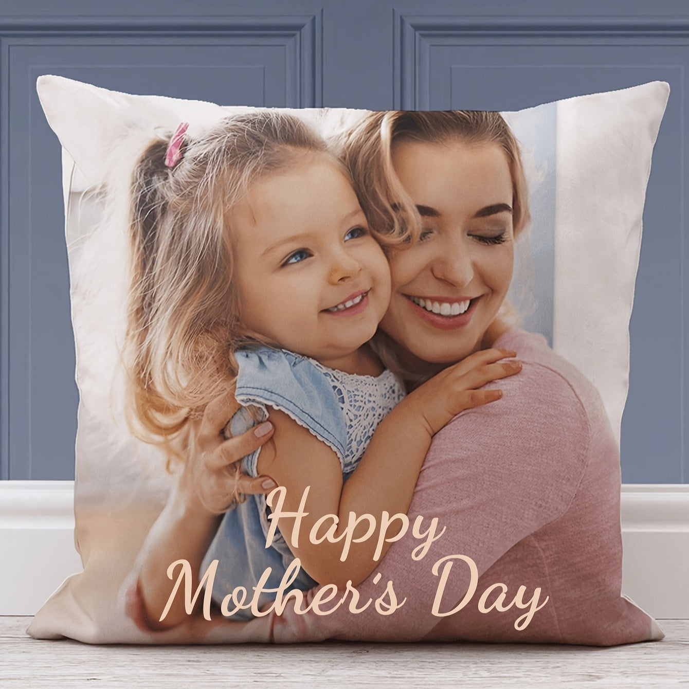 Create Your Own Square Pillow Cover Soft Polyester Personalized Home Decor Gift