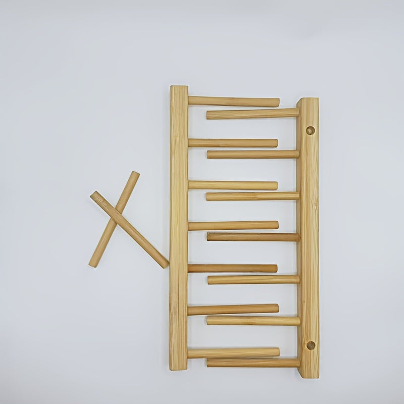 Bamboo Book Stand and Storage Rack for Bedside and Office Desk Multi-Functional