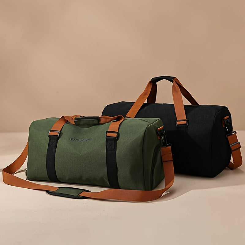 2024 Sports Duffel Bag with Wet Dry Separation Polyester Gym Travel Yoga Fitness Multi-Color