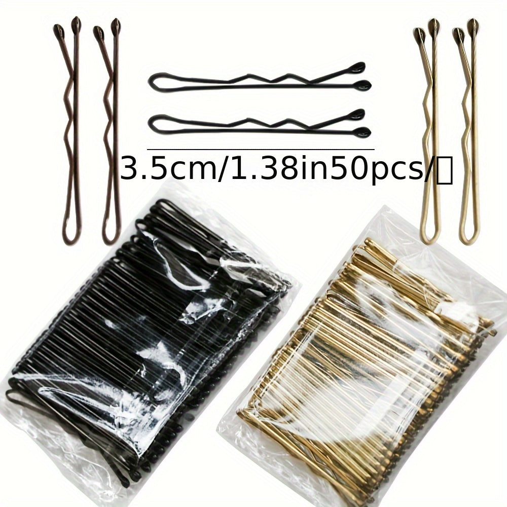 Kattalar va bolalar uchun mini soch kliplari 3.5cm, kichik soch aksessuarlari, 50 ta paket