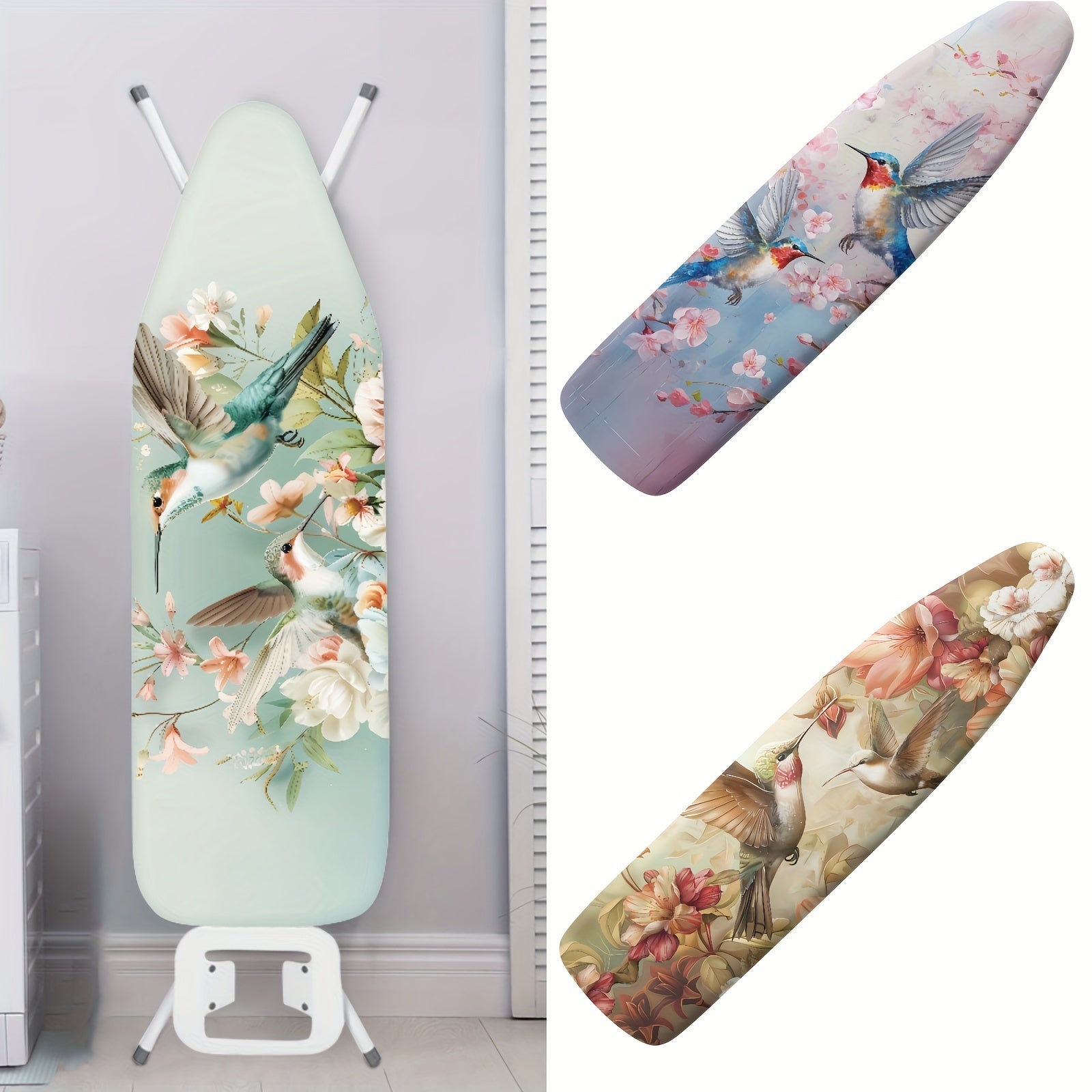 Boshqarmoq qopqog'i, Hummingbird gul bilan, yopishmaydigan, dog'ga chidamli, standart o'lcham