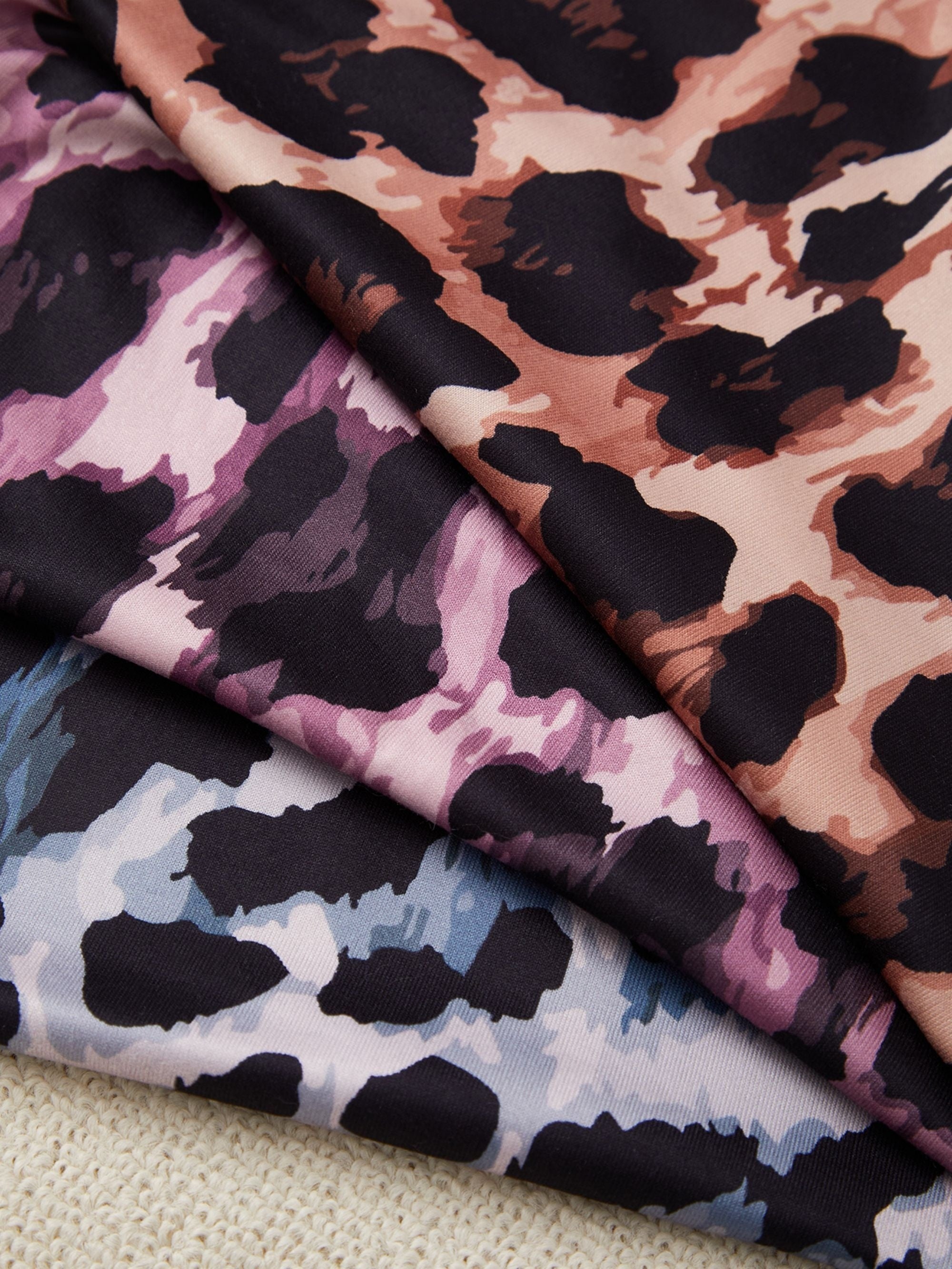 Women’s Boho Lounge Pants Plus Size Elephant and Argyle Print Sleepwear