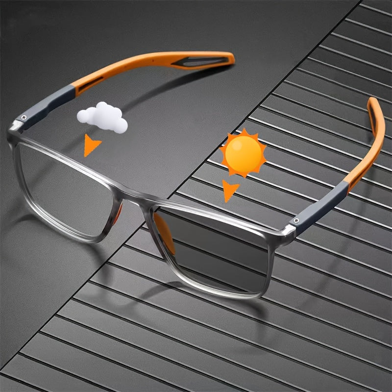 Unisex Photochromic Glasses with Premium Lenses for Day and Night Use