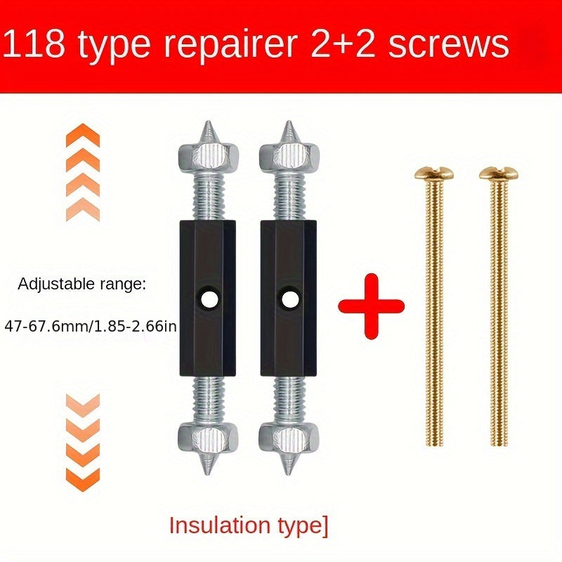 Conjunto de caja de conexiones eléctricas 86 Tipo 118 Tipo 10 con caja inferior, caja oscura, reparador, interruptor