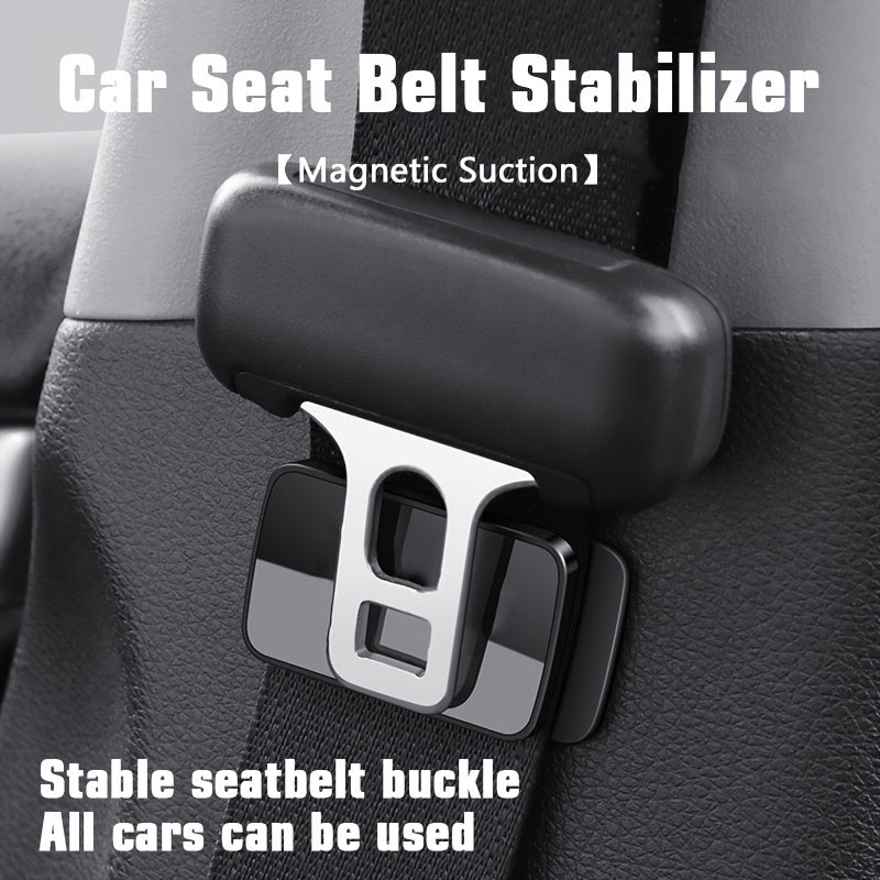 Durable Plastic Magnetic Car Seatbelt Stabilizer for All Vehicles