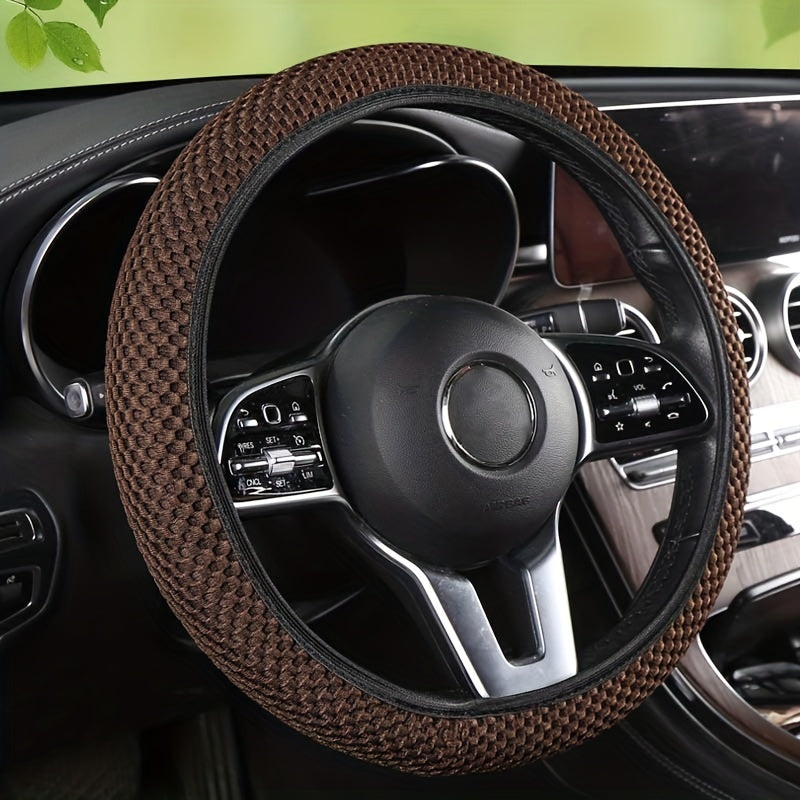 Universal avtomobil boshqaruv g'ildiragi qopqog'i yumshoq muz ipak elastik himoya qopqog'i