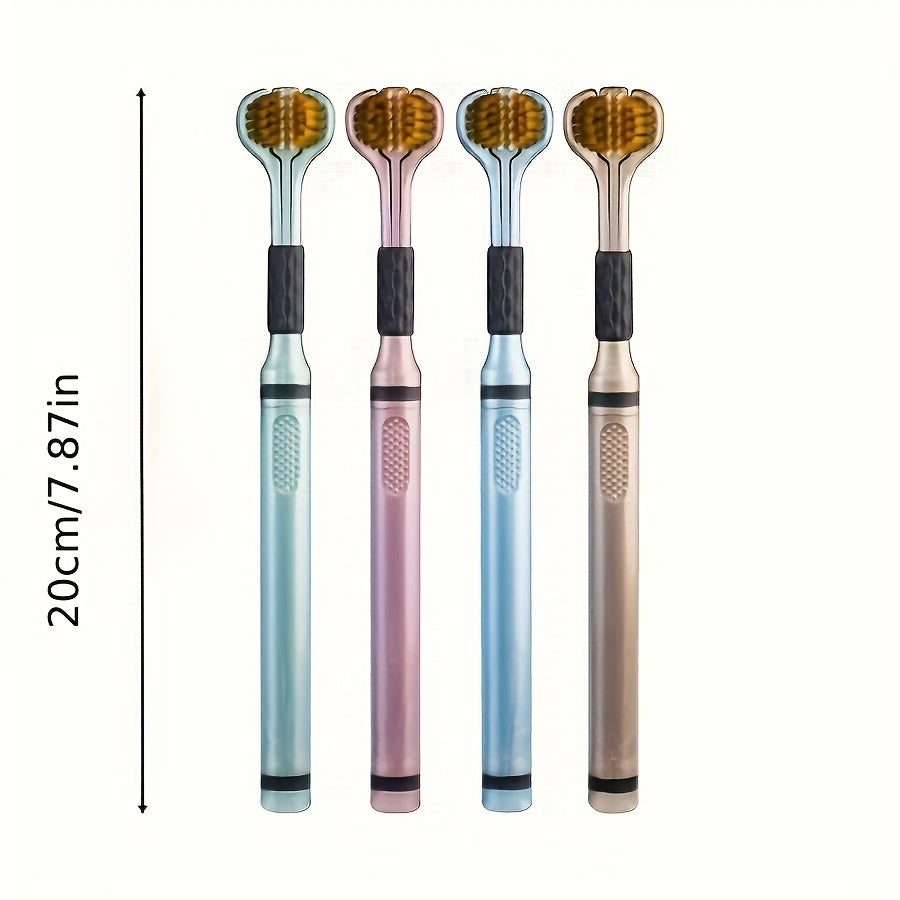 2-Pack Manual Toothbrushes with Ultrafine Fiber Bristles for Deep Clean Oral Care