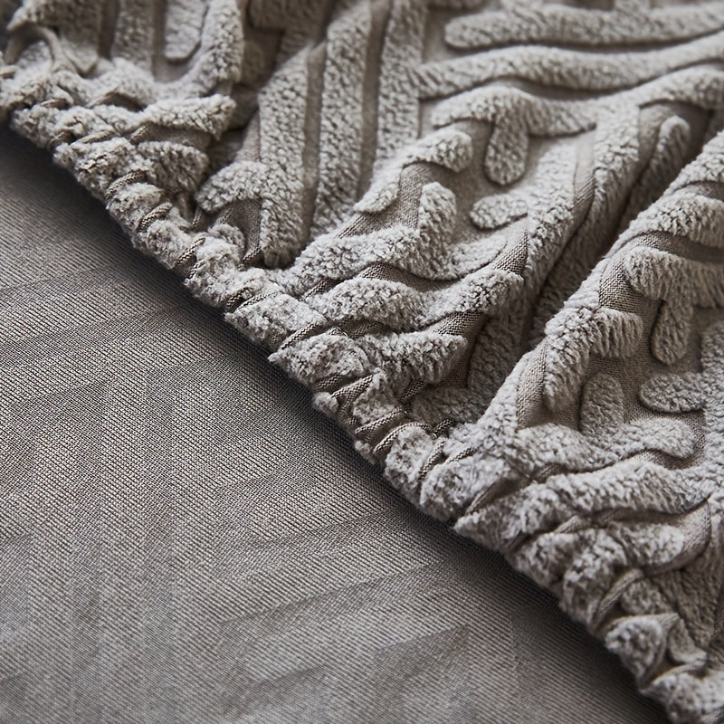 Velvet Headboard Slipcover Dust-Proof Bedroom Furniture Protector