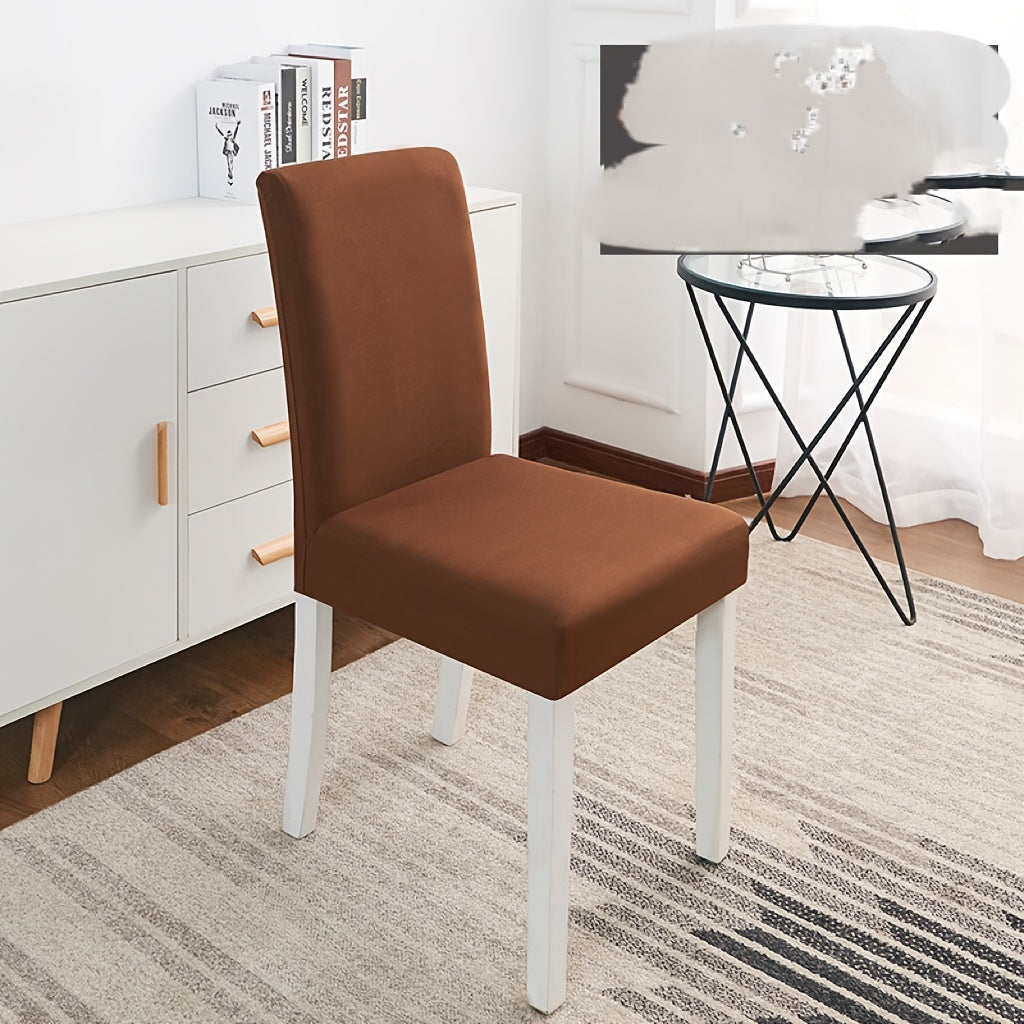 Christmas Themed Dopamine Color Office Chair Cover Fleece Jacquard Fruit Design