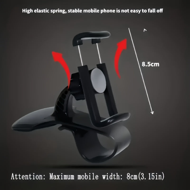 Universal avtomobil telefon uchun tutqich 360° burilish sozlanadigan o'rnatish uchun smartfonlar
